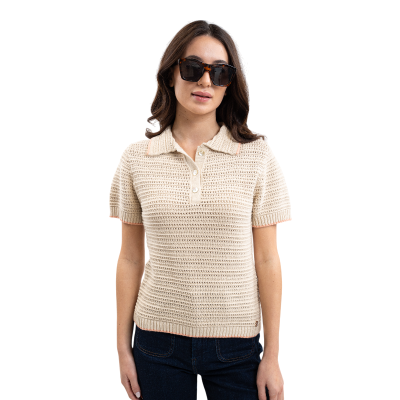 Harcour - T-shirt met korte mouwen voor vrouwen Pony lin 