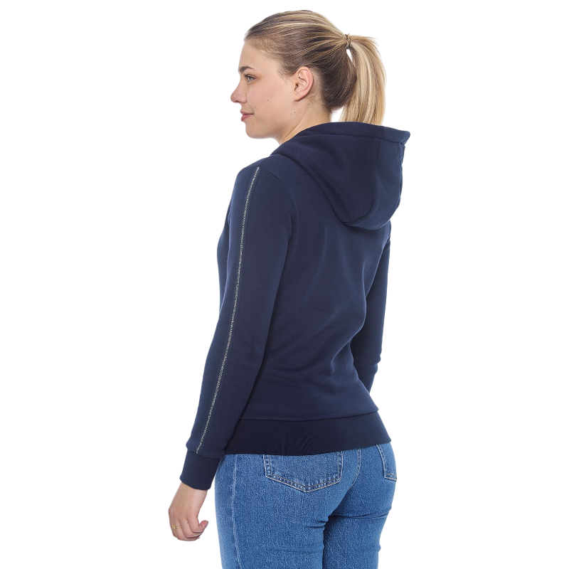 Harcour - Sweat à zip manches longues femme Sworm marine