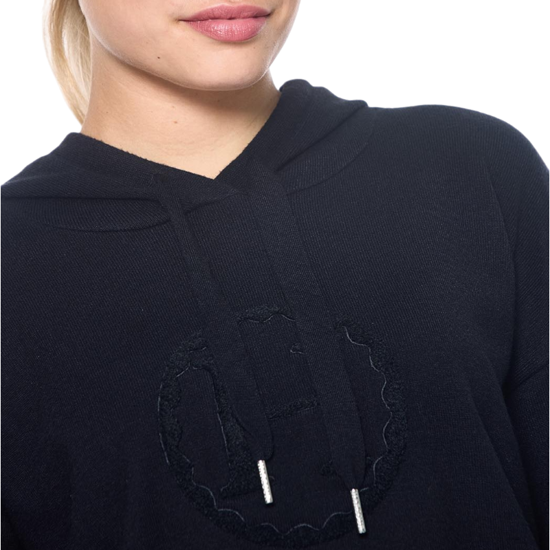 Harcour - Sweat manches longues femme Santa noir