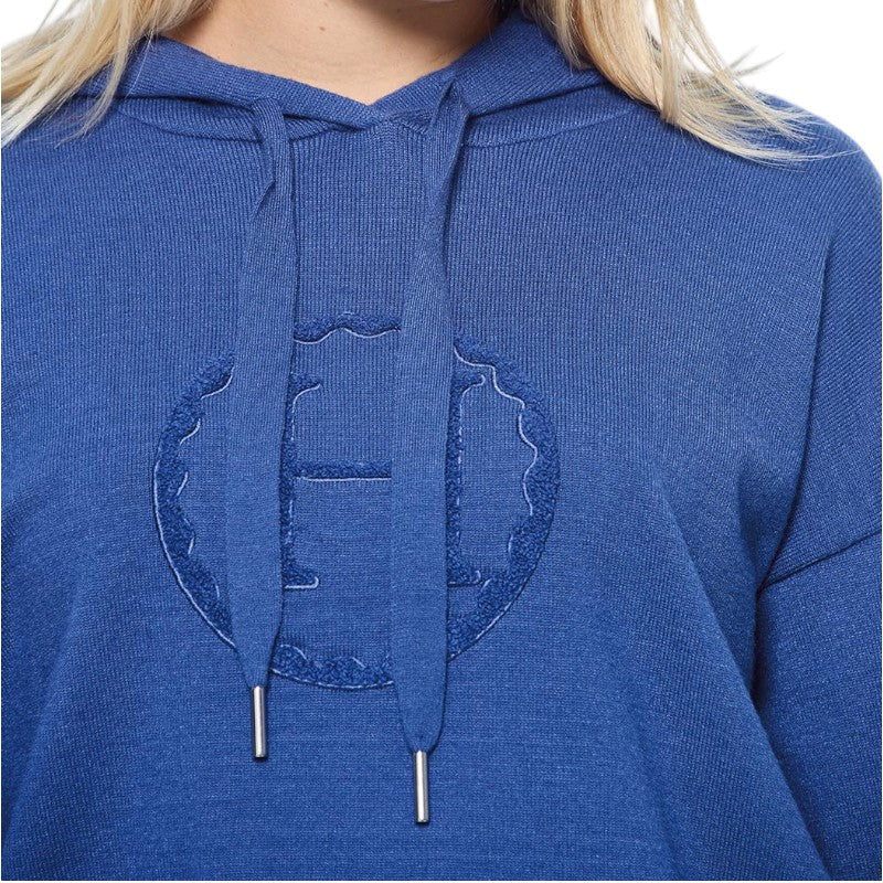 Harcour - Sweat manches longues femme Santa steel blue