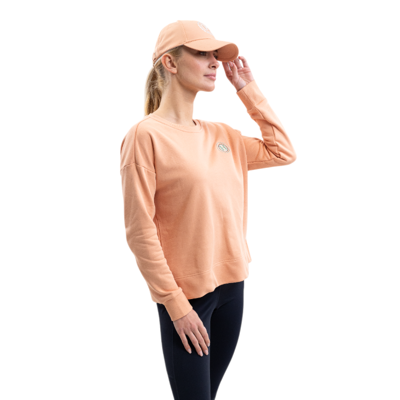 Harcour - Dames lange mouwen sweatshirt Santana abrikoos 