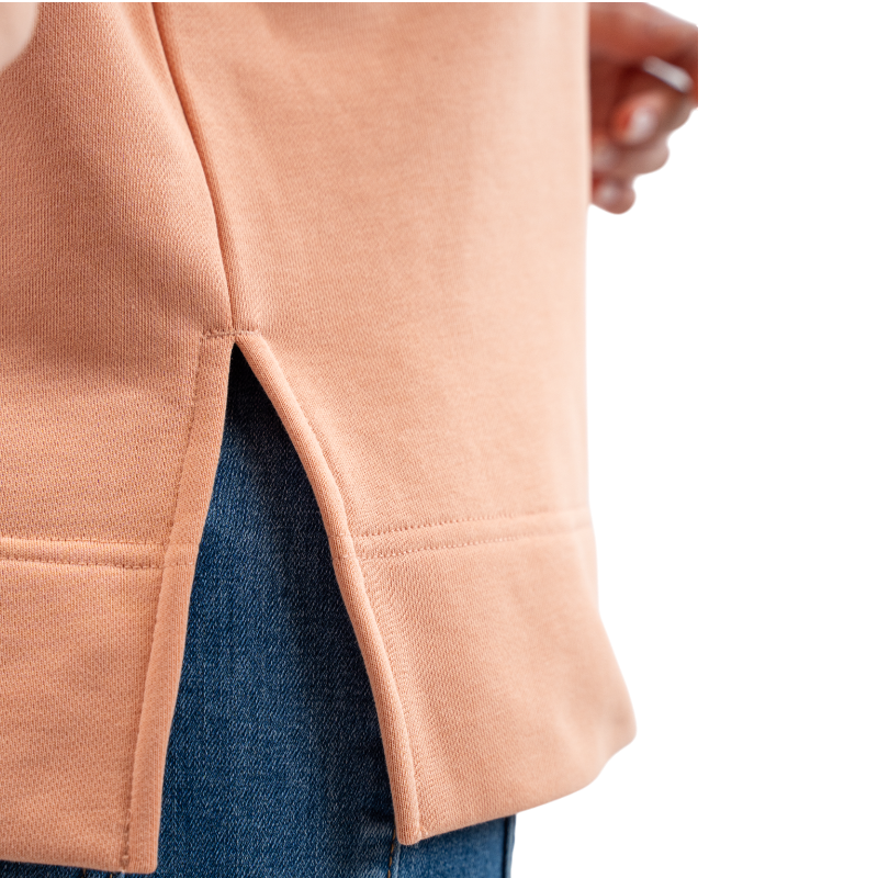 Harcour - Dames lange mouwen sweatshirt Santana abrikoos 