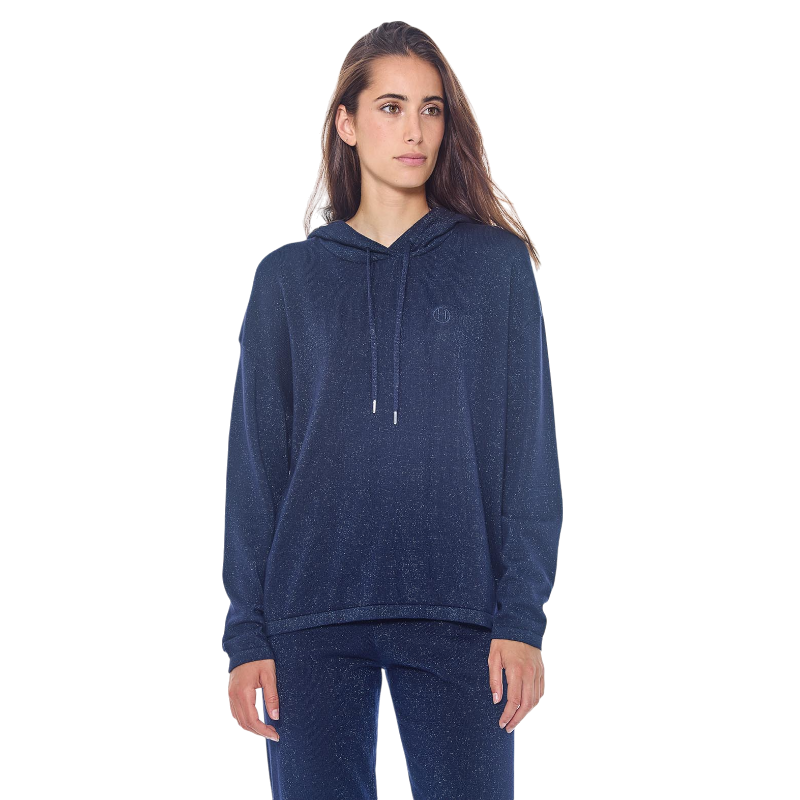 Harcour - Sweat manches longues femme Swambo marine shiny