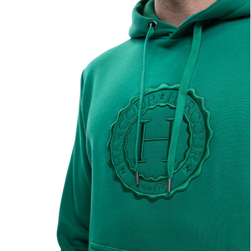 Harcour - Unisex lange mouwen sweatshirt Samy smaragdgroen 