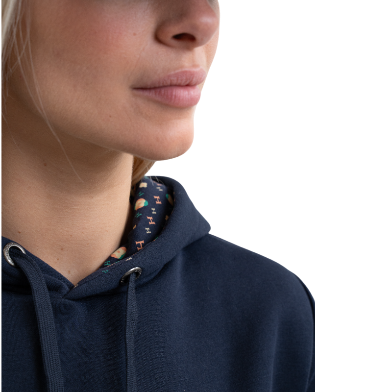 Harcour - Unisex lange mouwen sweatshirt Samy marine mozaïek 