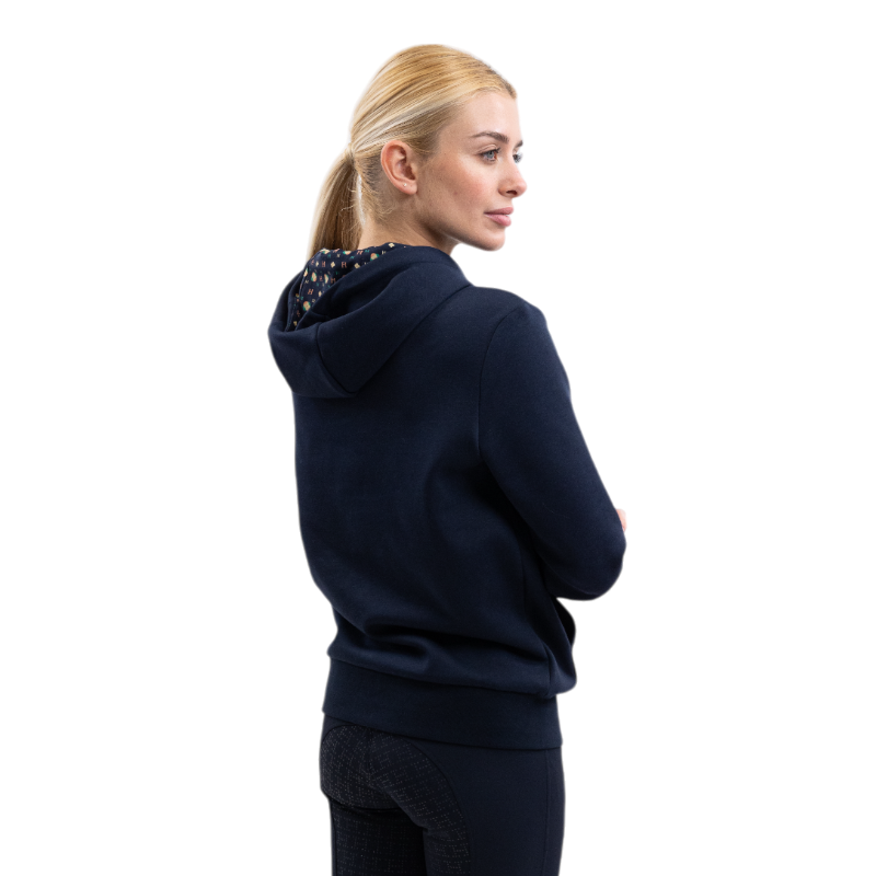 Harcour - Unisex lange mouwen sweatshirt Samy marine mozaïek 