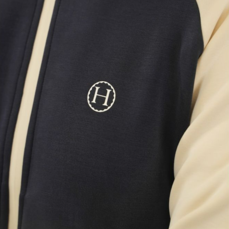 Harcour - Sweat zippé femme Brenda marine | - Ohlala