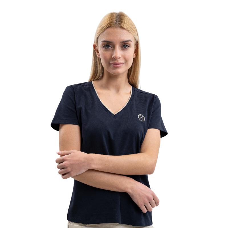 Harcour - Dames T-shirt met korte mouwen Taraza marine 