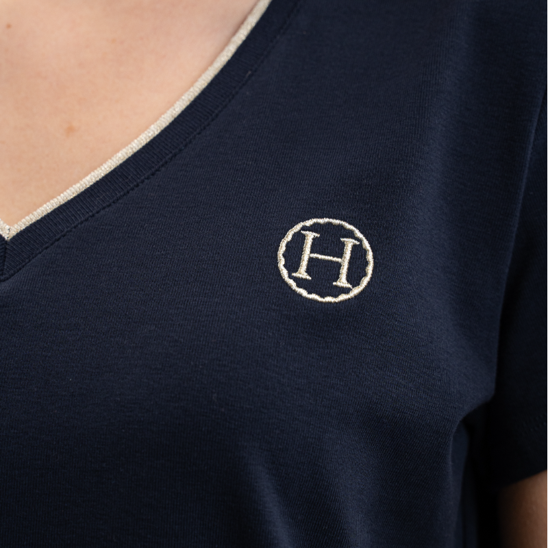 Harcour - Dames T-shirt met korte mouwen Taraza marine 