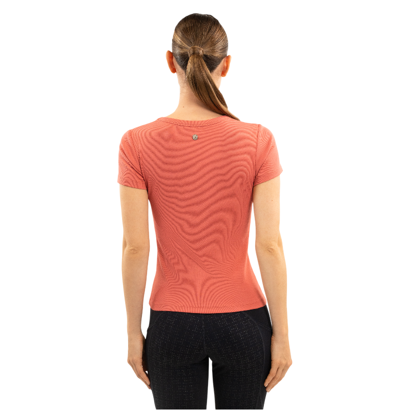 Harcour - T-shirt manches courtes femme Tarlala pamplemousse | - Ohlala