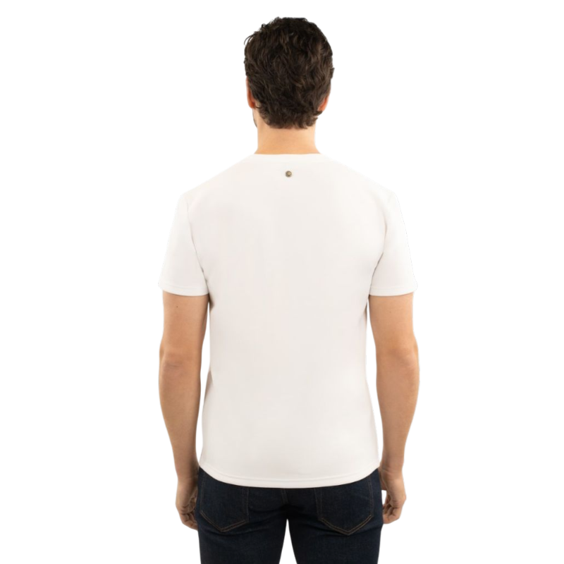 Harcour - T-shirt manches courtes homme Titouan blanc | - Ohlala