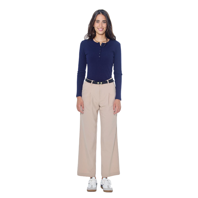 Harcour - T-shirt manches longues femme Pipalo marine