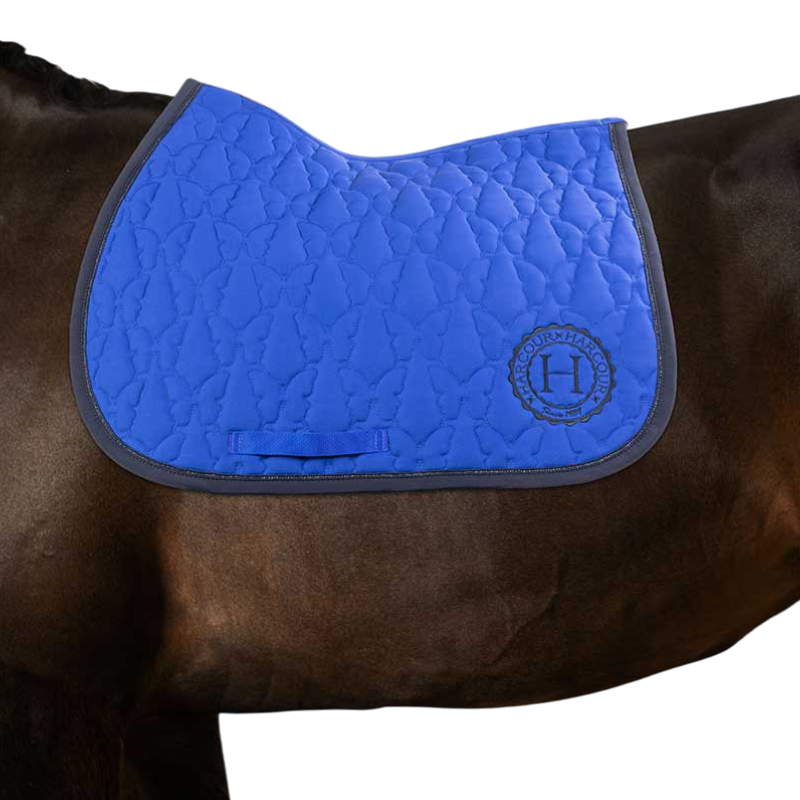 Harcour - Tapis de selle Vaillant bleu électrique