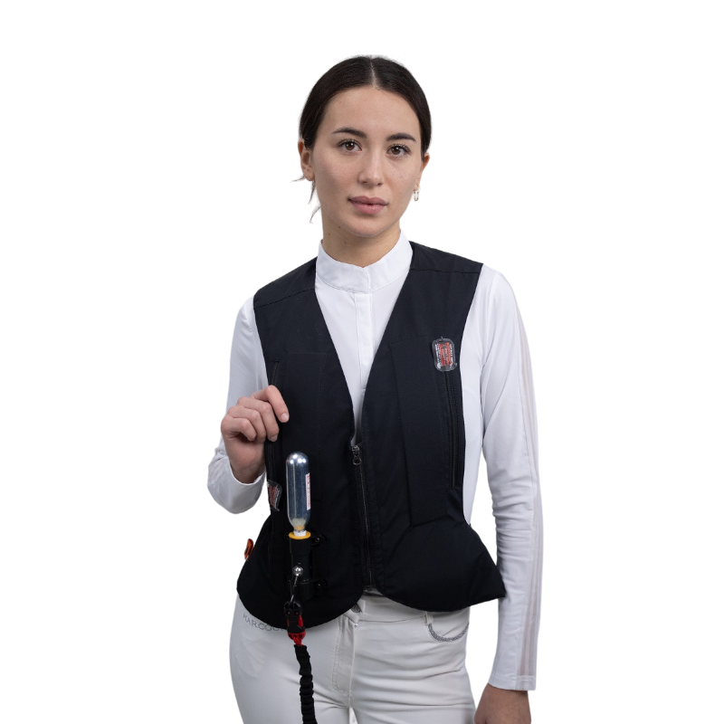 Harcour - Gilet airbag Ouraye noir Hit Air X Harcour | - Ohlala