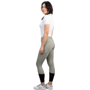 Harcour - Pantalon d'équitation femme Jaltika beige/ light gold