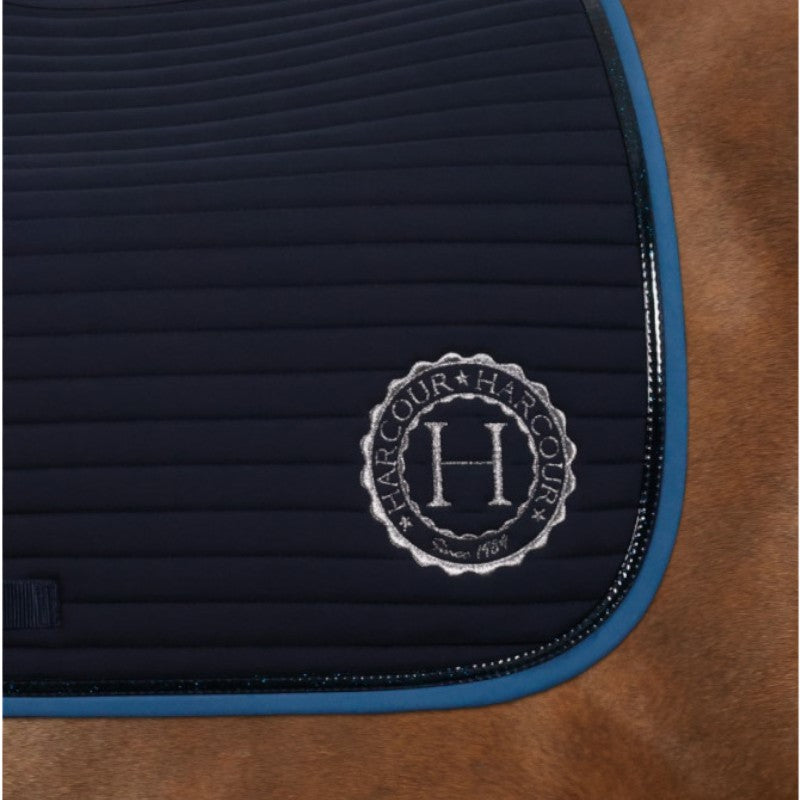 Harcour - Tapis de selle Karembar marine/ steel blue