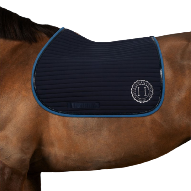 Harcour - Tapis de selle Karembar marine/ steel blue