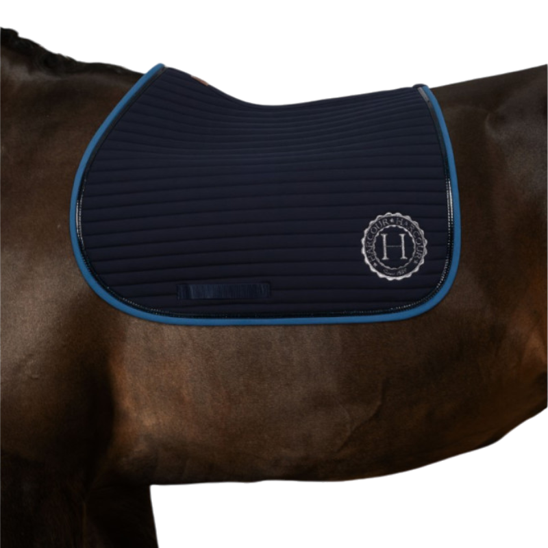 Harcour - Tapis de selle Karembar marine/ steel blue