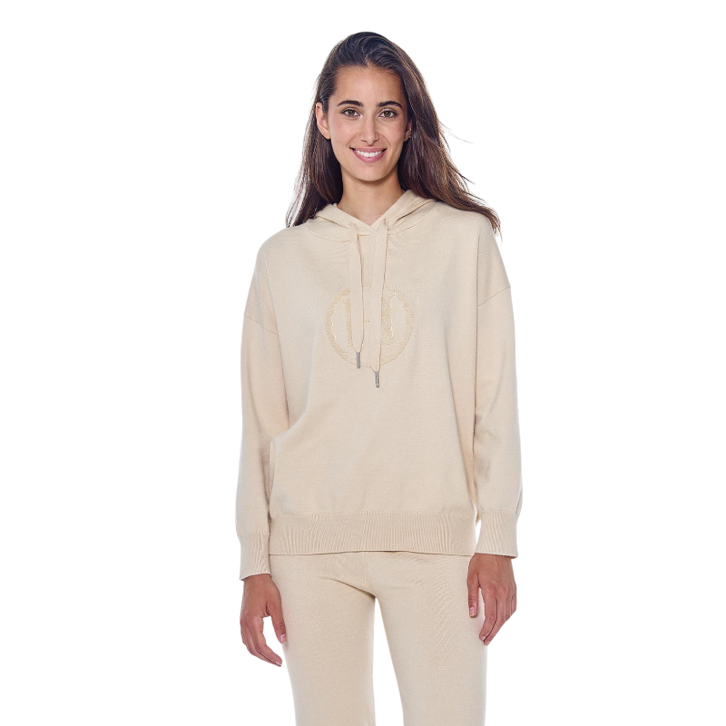 Harcour - Sweat manches longues femme Santa ivoire