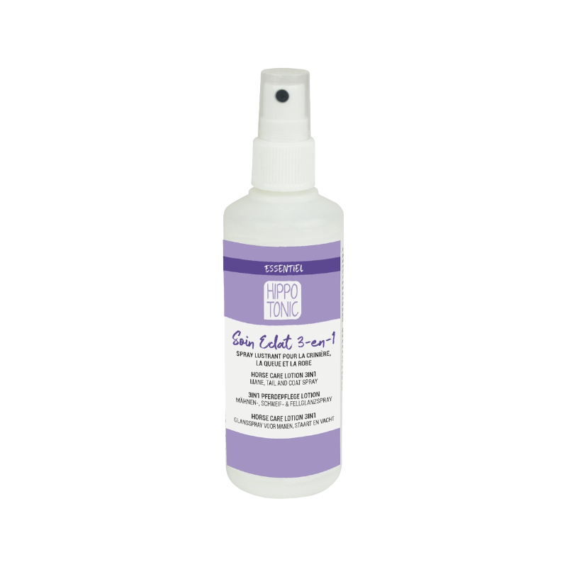 Hippotonic - Spray 3-en-1 nettoyant/ démêlant/ lustrant  Soin Eclat