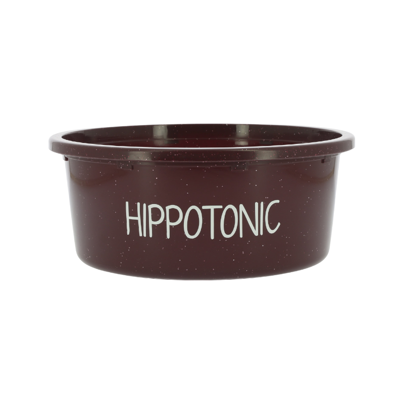 Hippotonic - Glanzende bordeaux 5L stalbowl 