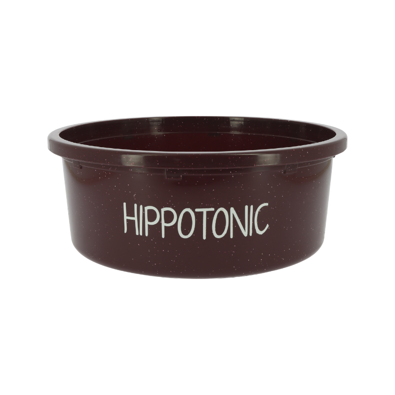 Hippotonic - Glanzende bordeaux 8L stalbowl 