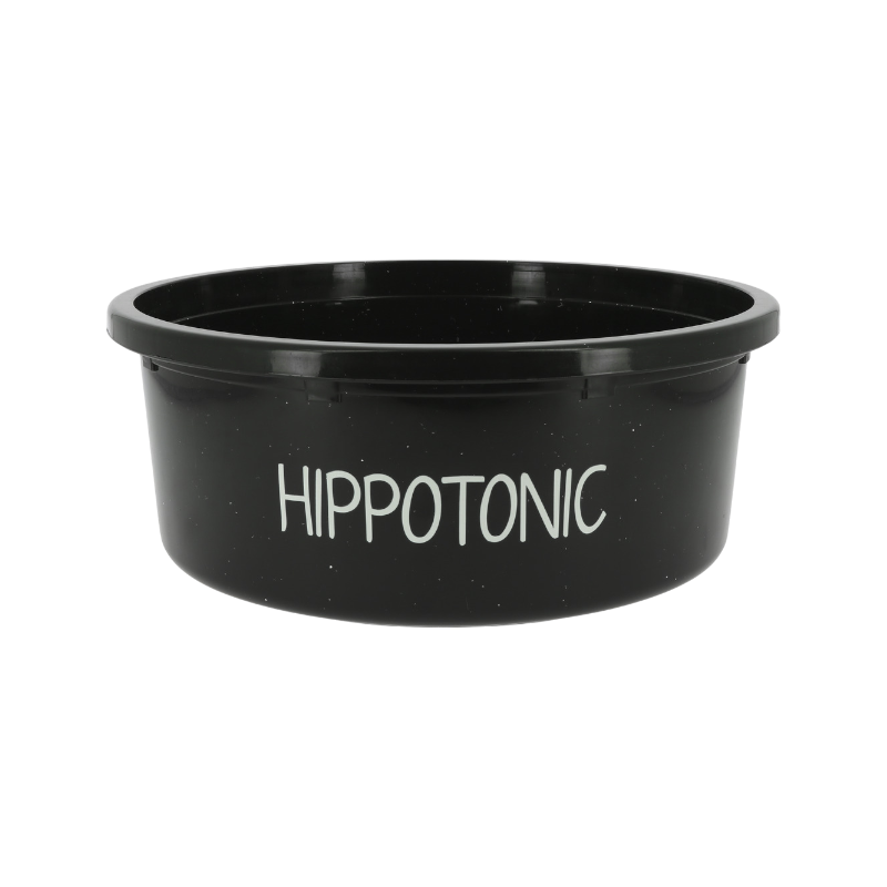 Hippotonic - Glanzend zwart 8L stalbald 