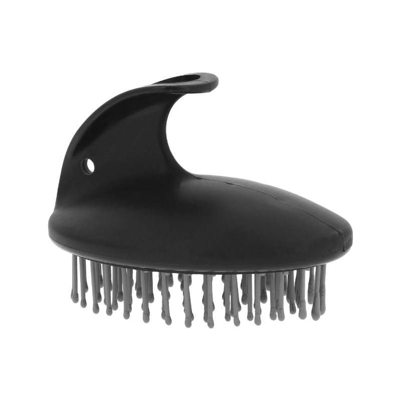 Hippotonic - Massagebürste mit harten Borsten schwarz 
