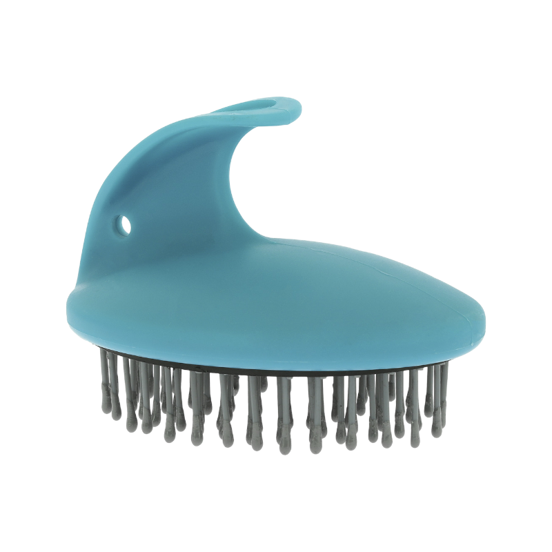 Hippotonic - Massagborstel met harde haren turquoise 