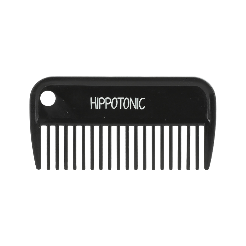 Hippotonic - Black glittery bristle comb 