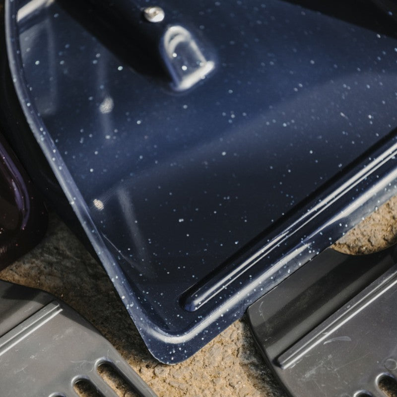 Hippotonic - Glittery burgundy shovel with rake for kids 