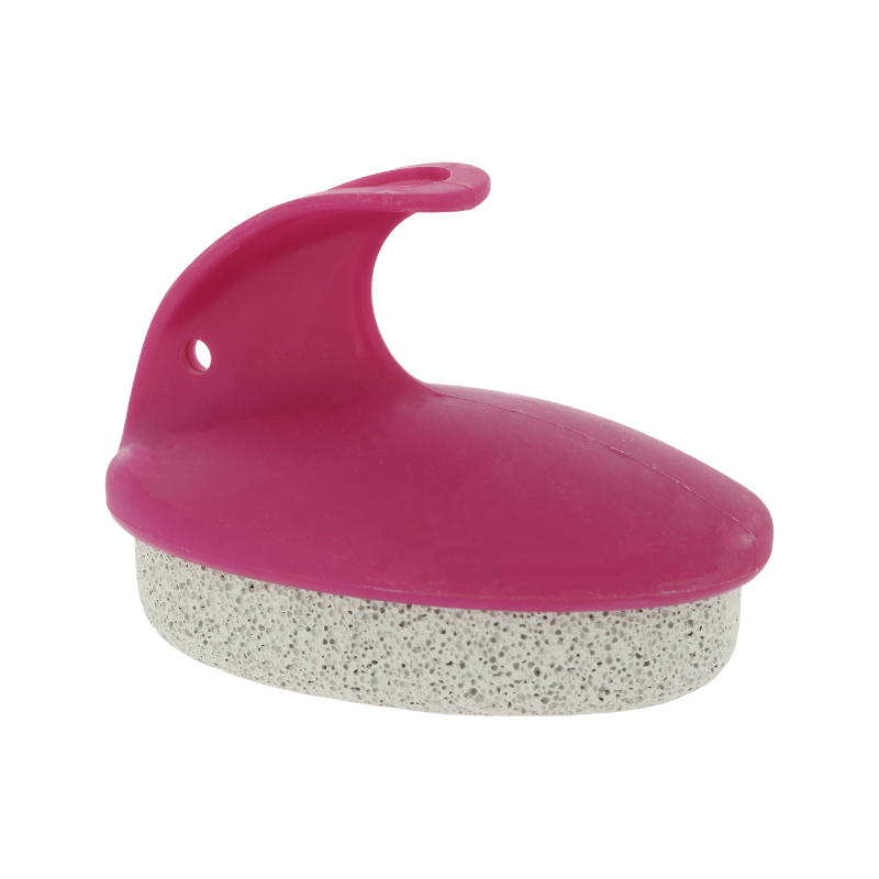 Hippotonic - Pumice steen met fuchsia handvat 