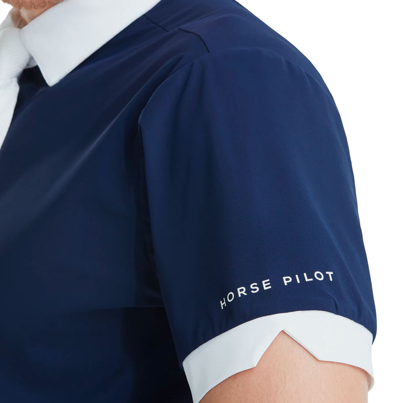 Horse Pilot - Men's short-sleeved shirt Aerolight navy