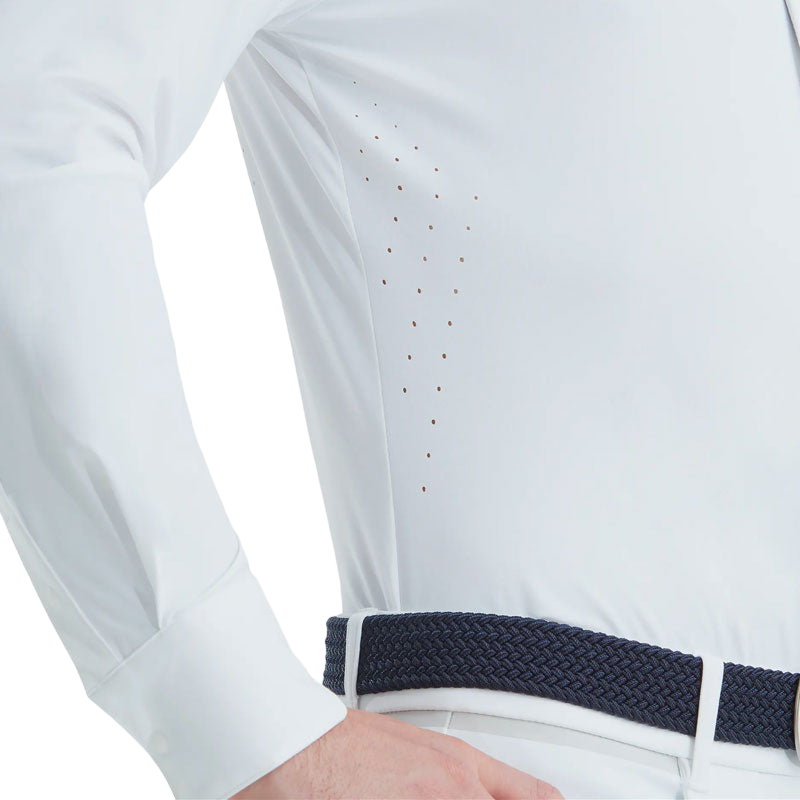 Horse Pilot - Men's long-sleeved shirt Aerolight white