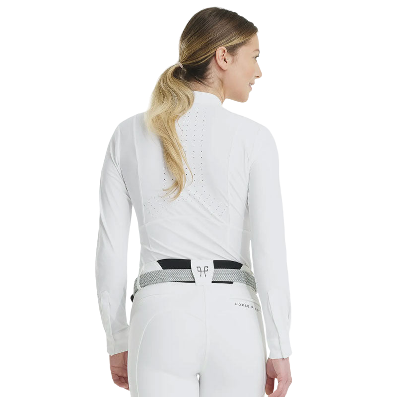 Horse Pilot - Chemise manches longues femme Aerolight blanc