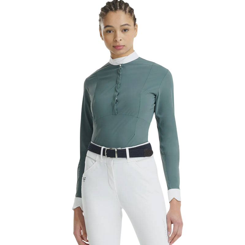 Horse Pilot - Aerolight women's long-sleeved shirt in sky blue