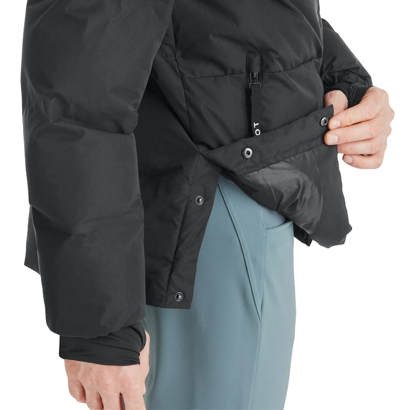 Horse Pilot - Men's long-sleeved down jacket Fahrenheit black