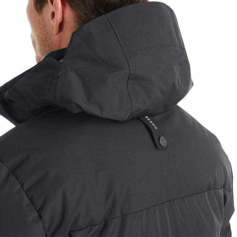 Horse Pilot - Men's long-sleeved down jacket Fahrenheit black