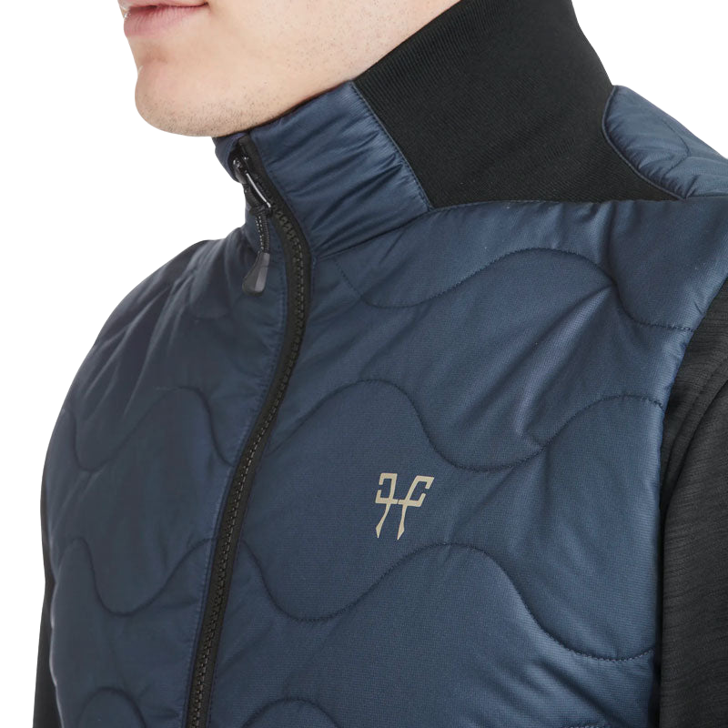 Horse Pilot - Rider Vest men's sleeveless down jacket full navy