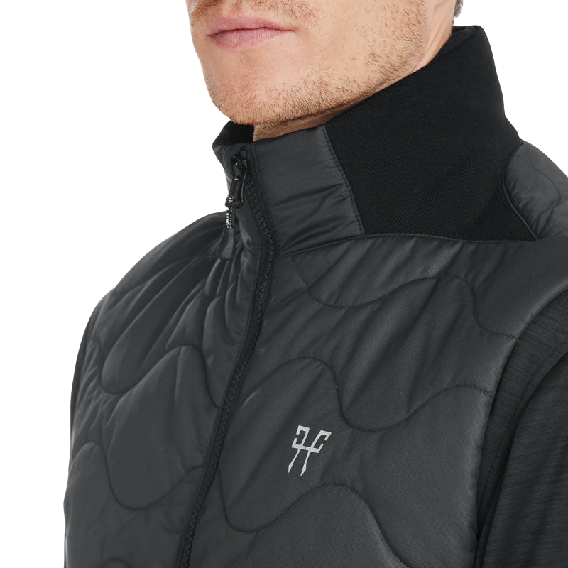 Horse Pilot - Rider Vest Herren ärmellose Daunenjacke schwarz