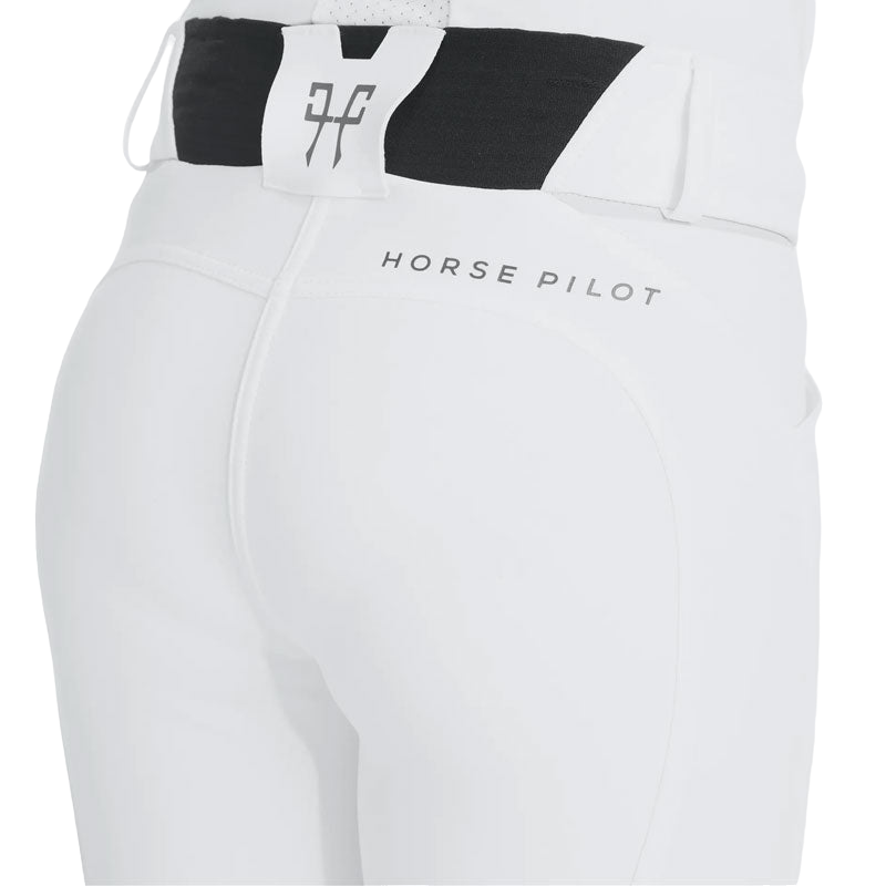 Horse Pilot - Mädchen-X-Design-Reithose weiß