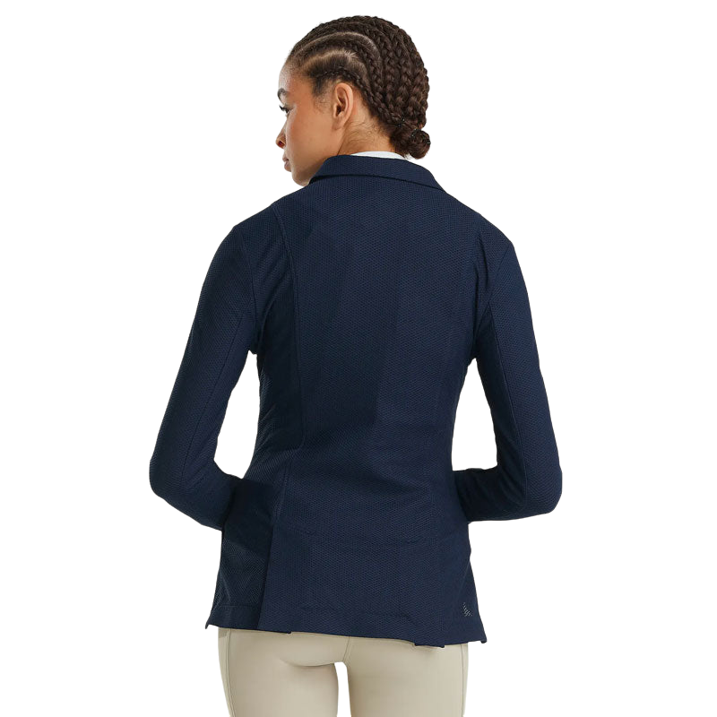 Horse Pilot – Marineblaue Aeromesh-Wettkampfjacke für Damen