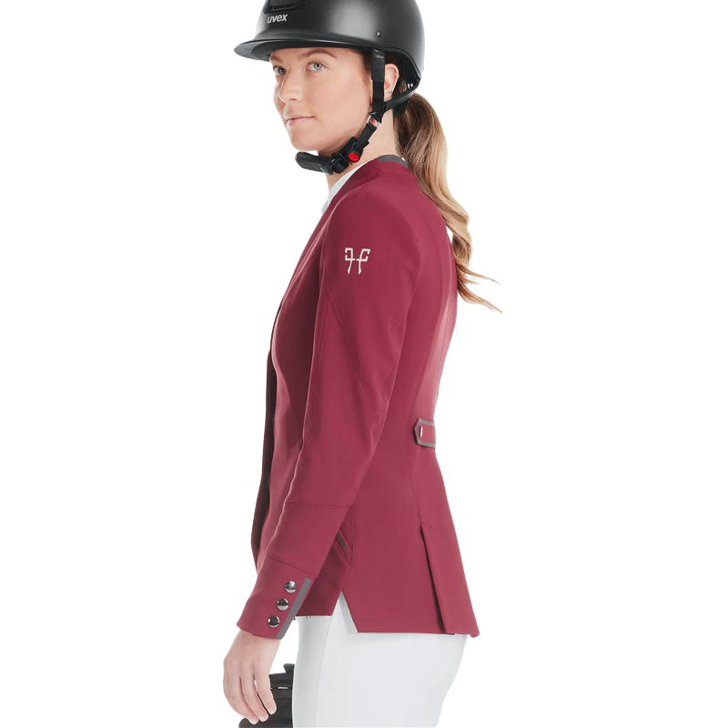 Horse Pilot - Veste de concours femme Aerotech rouge sombre