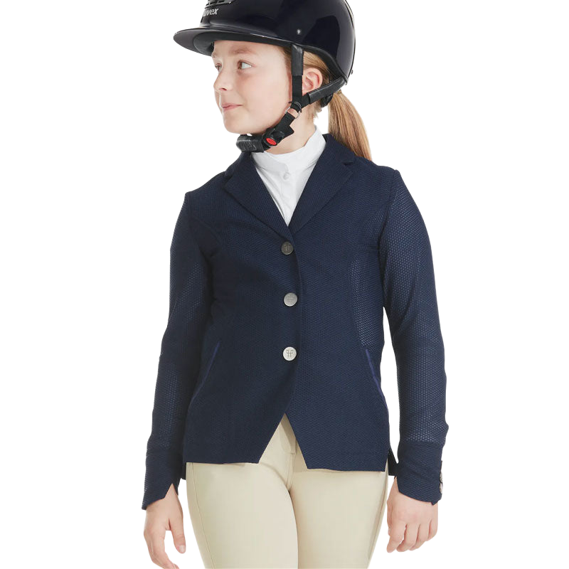 Horse Pilot - Girls' navy Aeromesh competition jacket