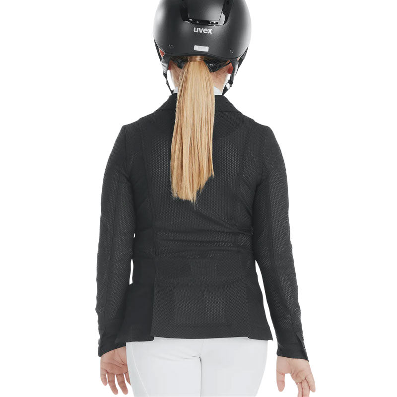 Horse Pilot - Veste de concours fille Aeromesh noir