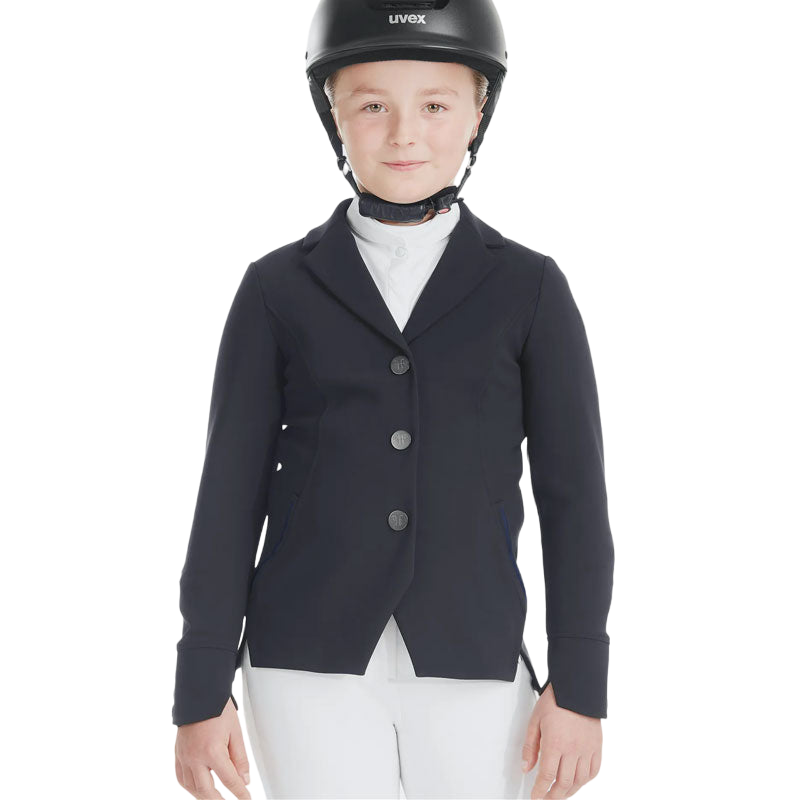 Horse Pilot - Aerotech girls' competition jacket in midnight blue