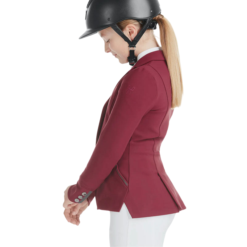 Horse Pilot - Aerotech girls' burgundy competition jacket