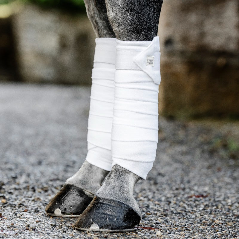 Horseware - White Fleece Polo Strips 