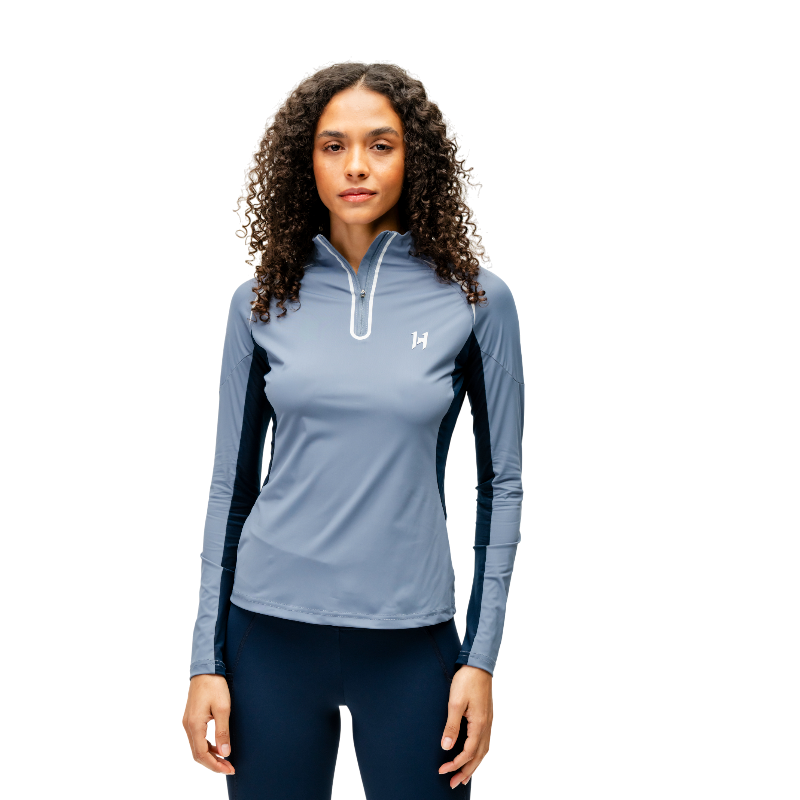 Horseware - Baselayer lange mouwen dames Stamina Hw blauw 