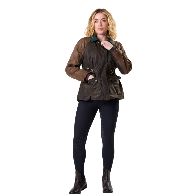 Horseware - Damesblouse met lange mouwen 40 Year Wax heritage bay/ rambo green 